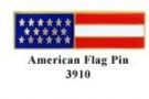 USA Flag Uniform Pin #3910